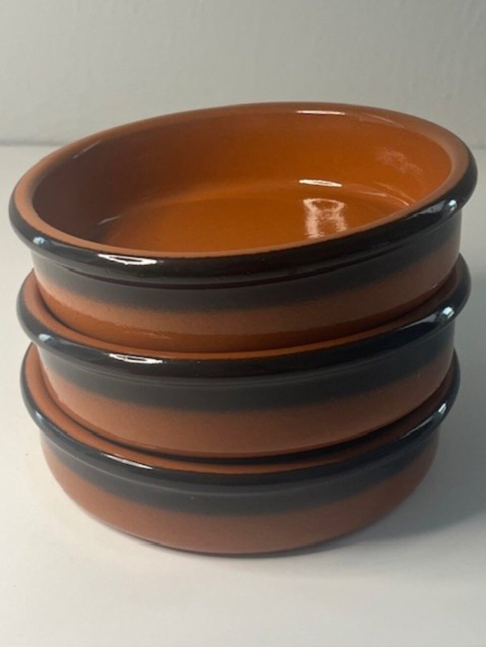Arbresa Pottery Ramekins Set of 3 Terra Cotta Flan Dipping Made in Spain